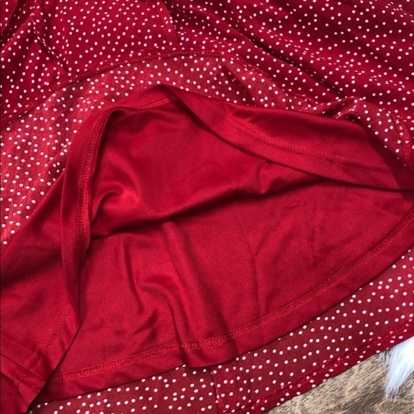 Charlotte Russe small red polka dot flirty dress - Picture 5 of 9